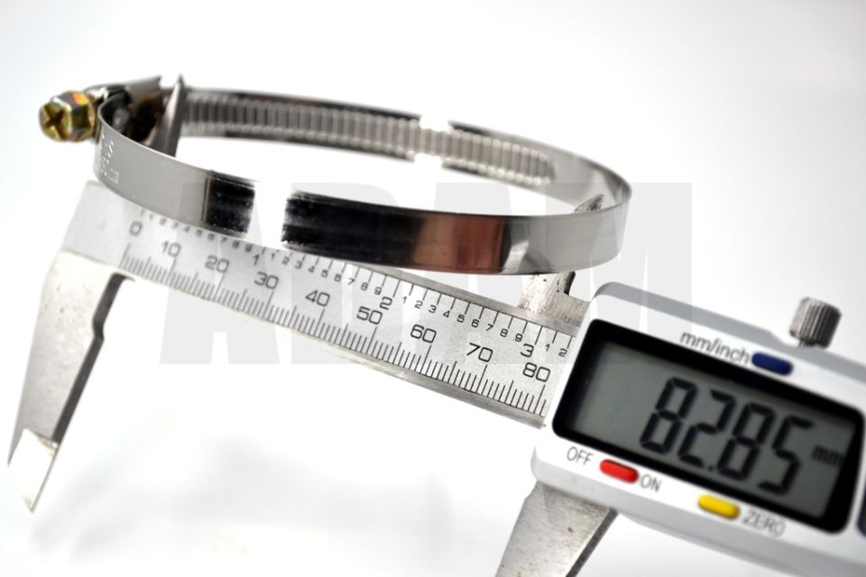 60*80 Paslanmaz Çelik Hortum Boru Tesisat Kelepçesi 1 Adet