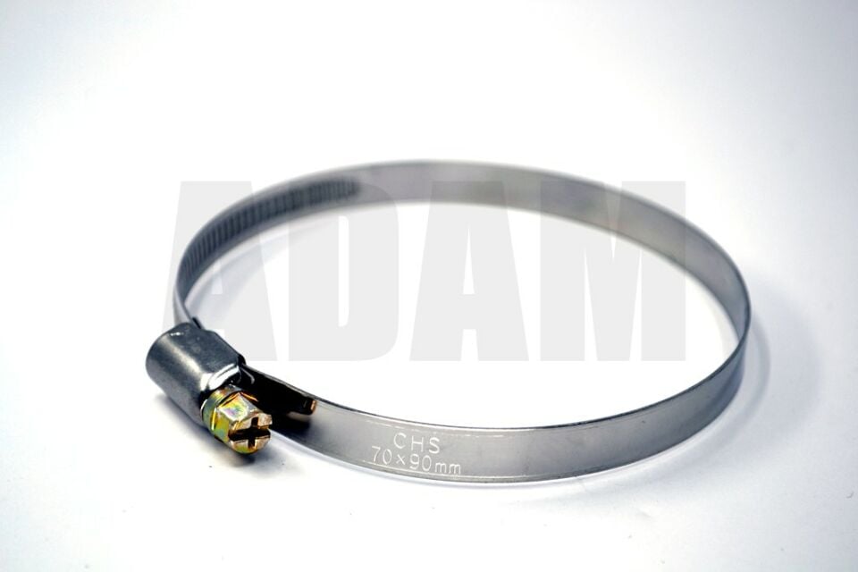 70*90 Paslanmaz Çelik Hortum Boru Tesisat Kelepçesi 1 Adet