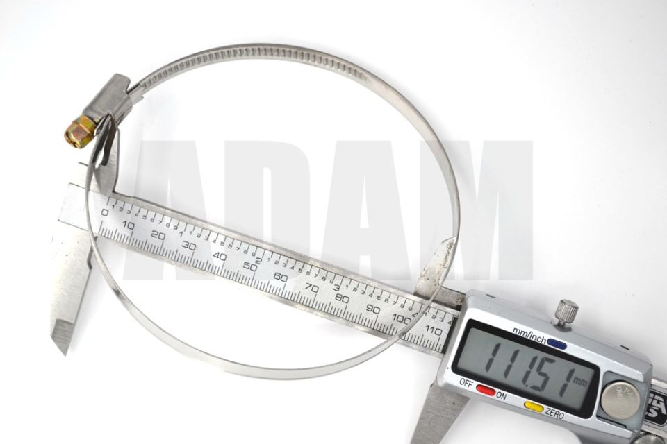 90*110 Paslanmaz Çelik Hortum Boru Tesisat Kelepçesi 1 Adet