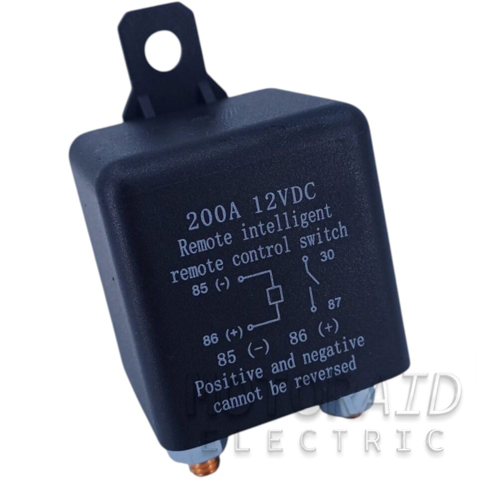 12V Uzaktan Kumandalı Akü Devre Kesici Şalter Seti Max 200A