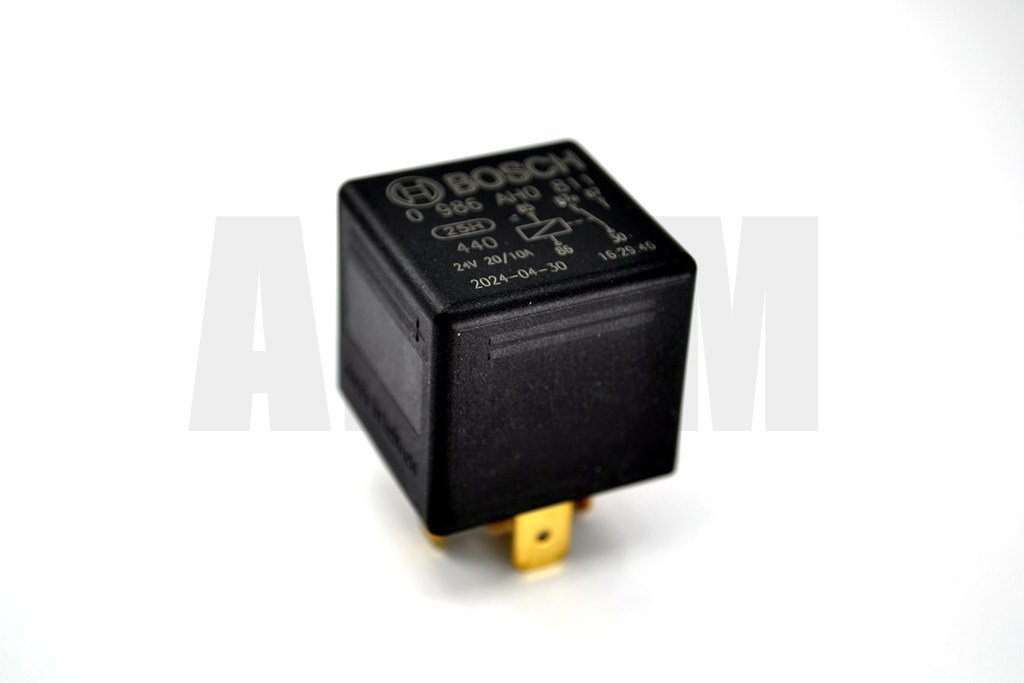 24V 20/10A Çift Platin Mini Röle 5 Fişli Bosch Bosch 0986AH0811 Sapsız