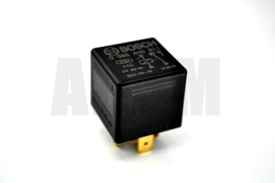 24V 20/10A Çift Platin Mini Röle 5 Fişli Bosch Bosch 0986AH0811 Sapsız