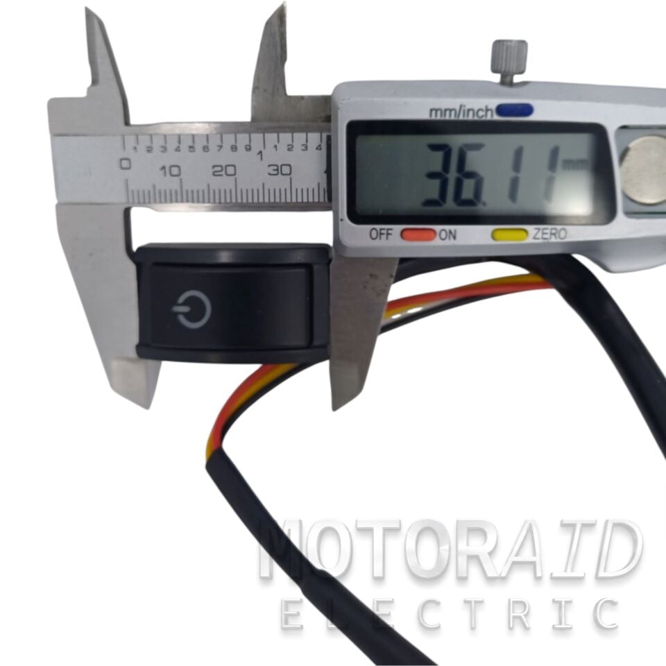 Sarı LED Işıklı Yapıştırma Tip Eksi Tetiklemeli Universal Switch MT-ANK61