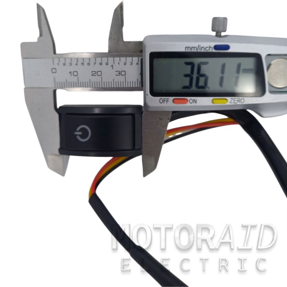 Sarı LED Işıklı Yapıştırma Tip Eksi Tetiklemeli Universal Switch MT-ANK61