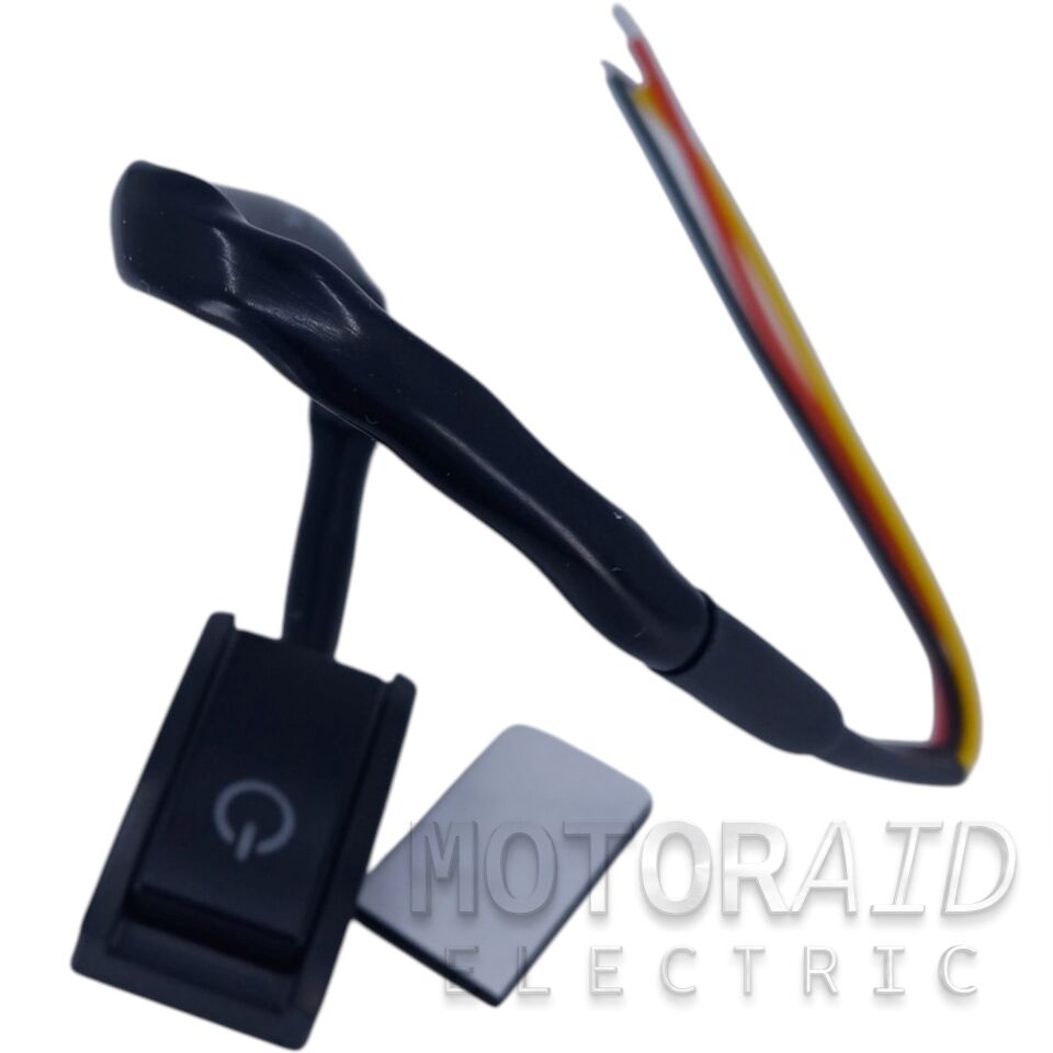 Sarı LED Işıklı Yapıştırma Tip Eksi Tetiklemeli Universal Switch MT-ANK61