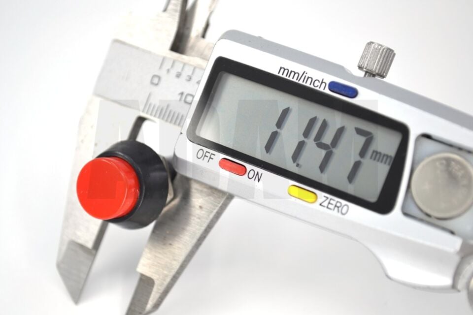 Kırmızı Uzun Buton 1-0 Yaylı Anahtar MT-ANY28