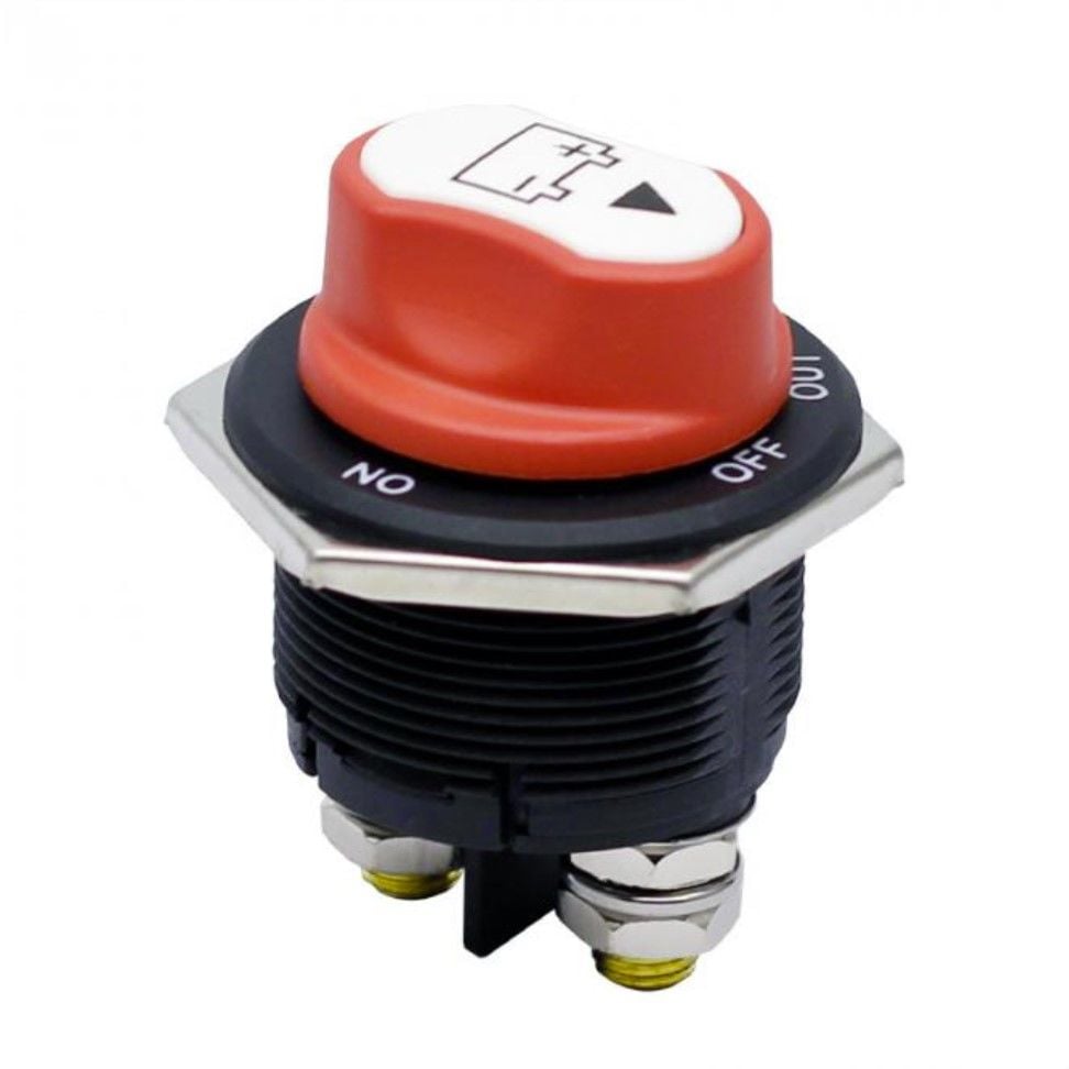 Akü Elektrik Devre Kesici Şalter DC Anahtar 12V 24V 200A Beyaz