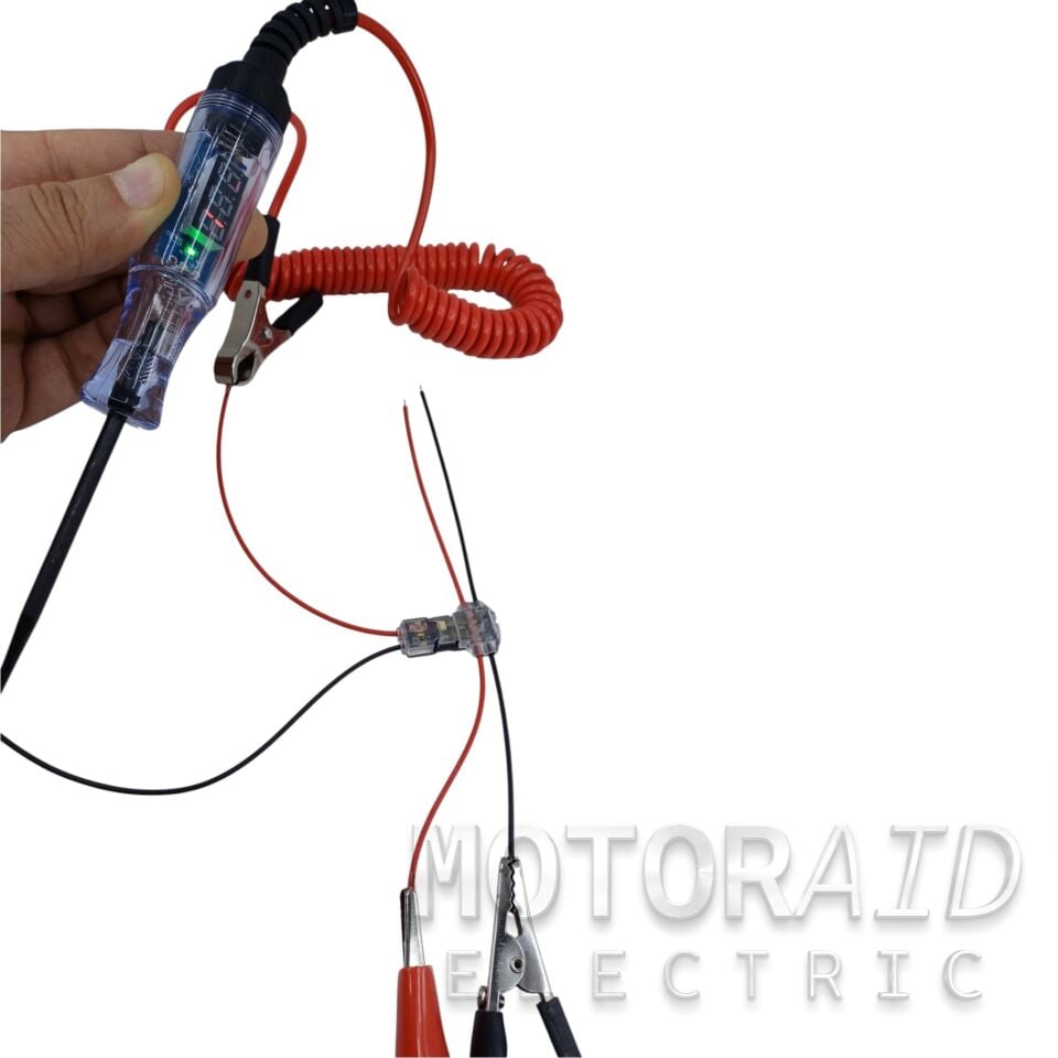 20Ad. Çiftli T-Tip Kablo Ekleme Konnektörü Soymadan Hızlı Bağlantı Klemensi T-Tap Max. 0.50mm²-20AWG