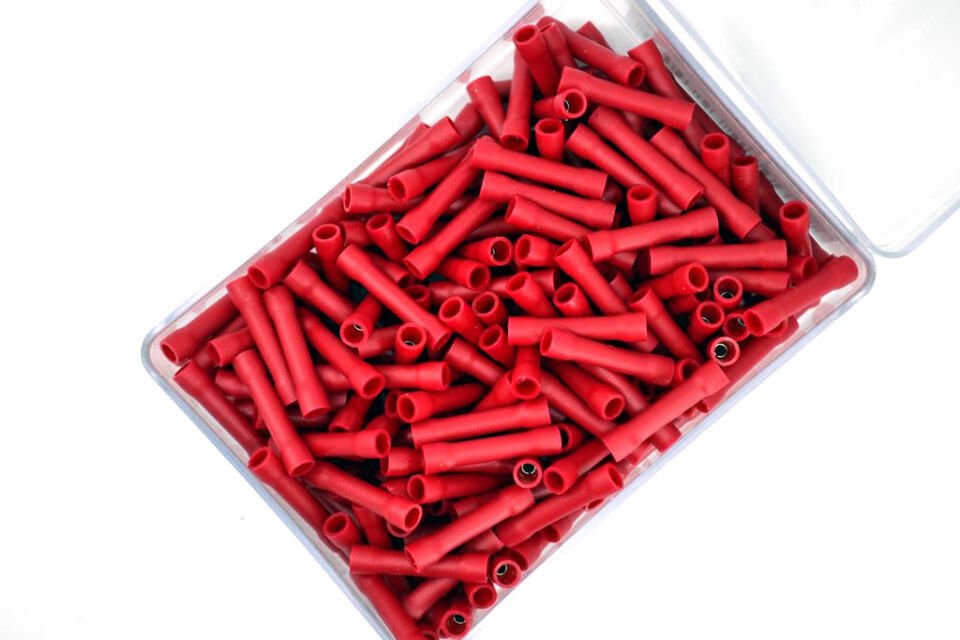 200 Adet Kablo Birleştirici Ekmuf 0,50-1,50 Kırmızı TPBY 251