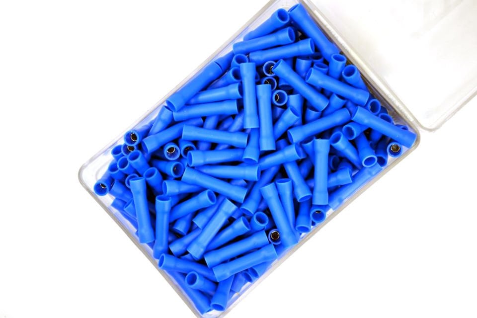 200 Adet Kablo Birleştirici Ekmuf 1,50-2,50 Mavi TPBY 252