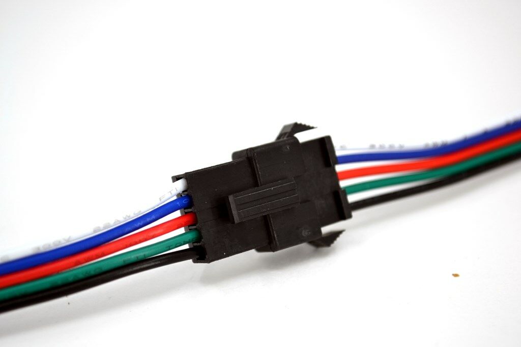 1 Takım 5 Pin Kablolu JST LED Konnektör Elektrik Soketi MT-ES05