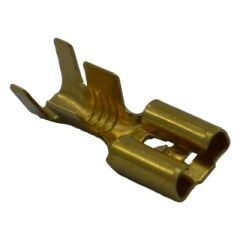 250 Adet Tırnaklı 6,3 Dişi Fiş Kalın Kablo Ucu 6mm'e Kadar Prinç Terminal