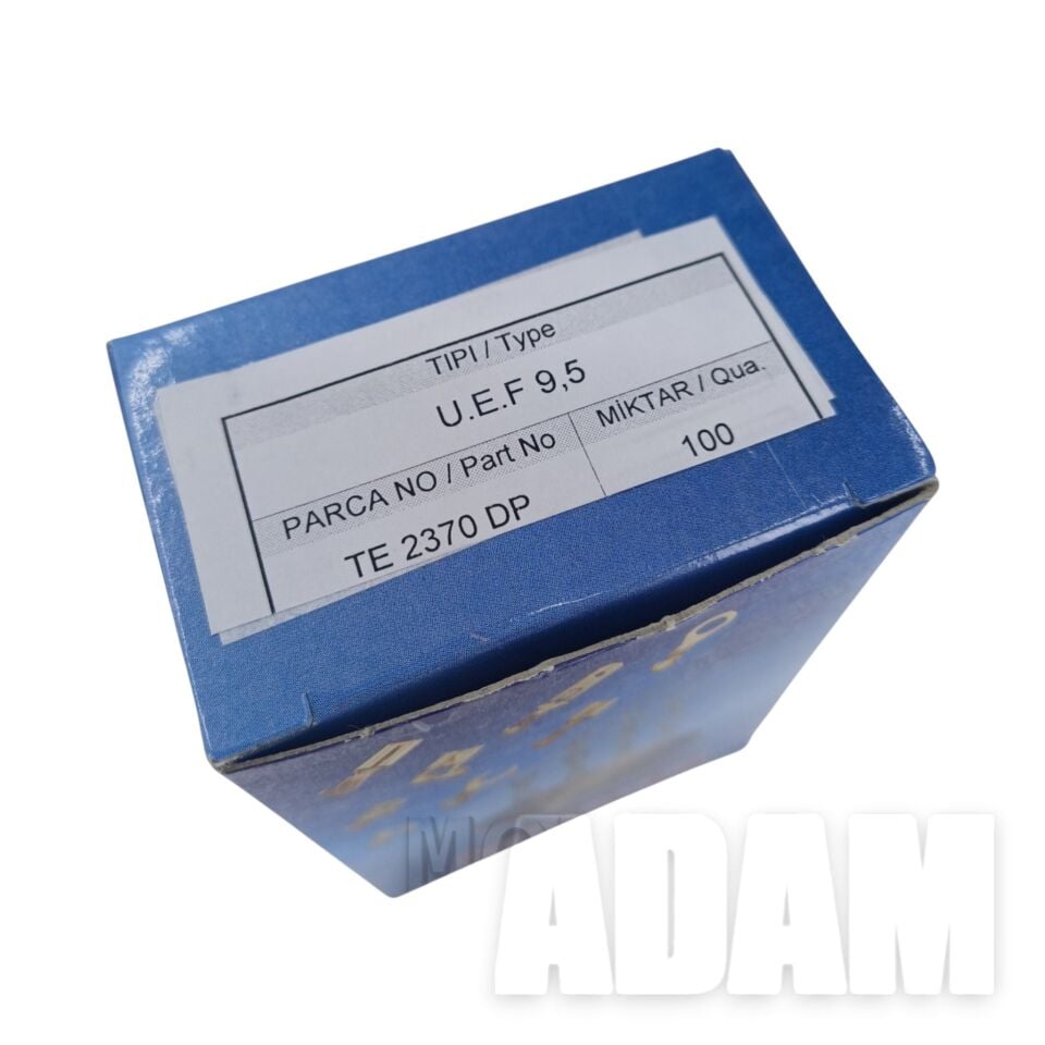 100 Adet 9.5 Tırnaklı Erkek Pirinç Terminal Fiş Kablo Ucu (9,5 mm)