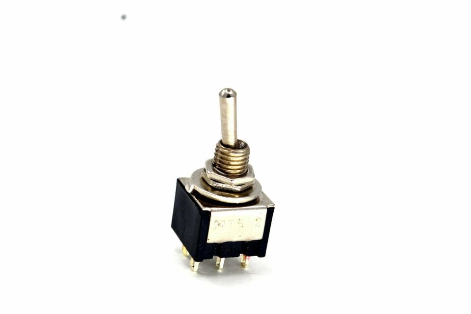 Mini Toggle Switch 1-0 Metal Anahtar 6 Pin 12V-220V MT-ANS02