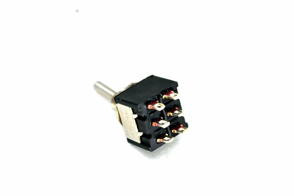 Mini Toggle Switch 1-0 Metal Anahtar 6 Pin 12V-220V MT-ANS02