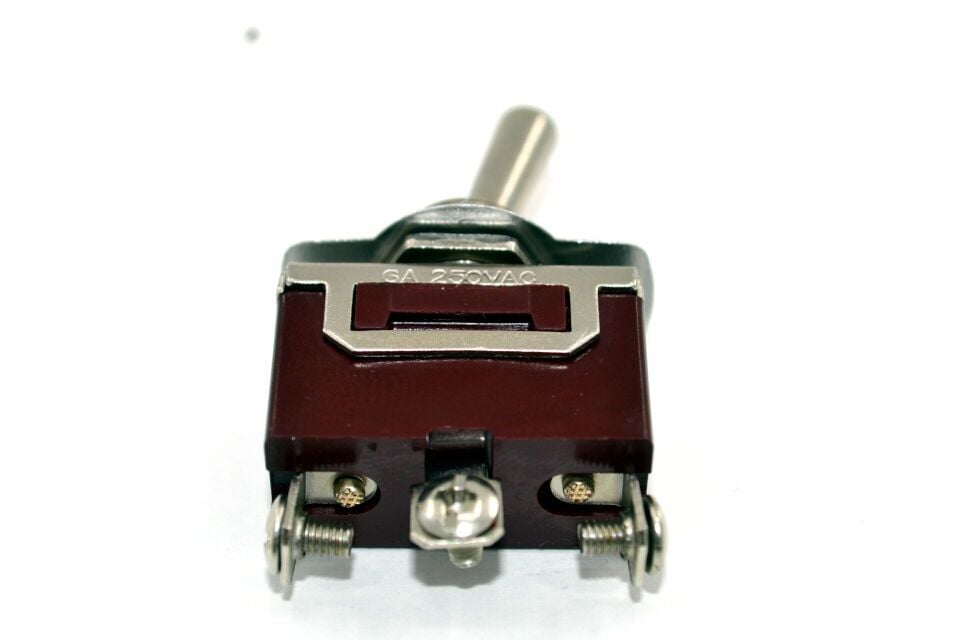 Toggle Switch 1-2 Metal Anahtar 3 Pin 12V-220V