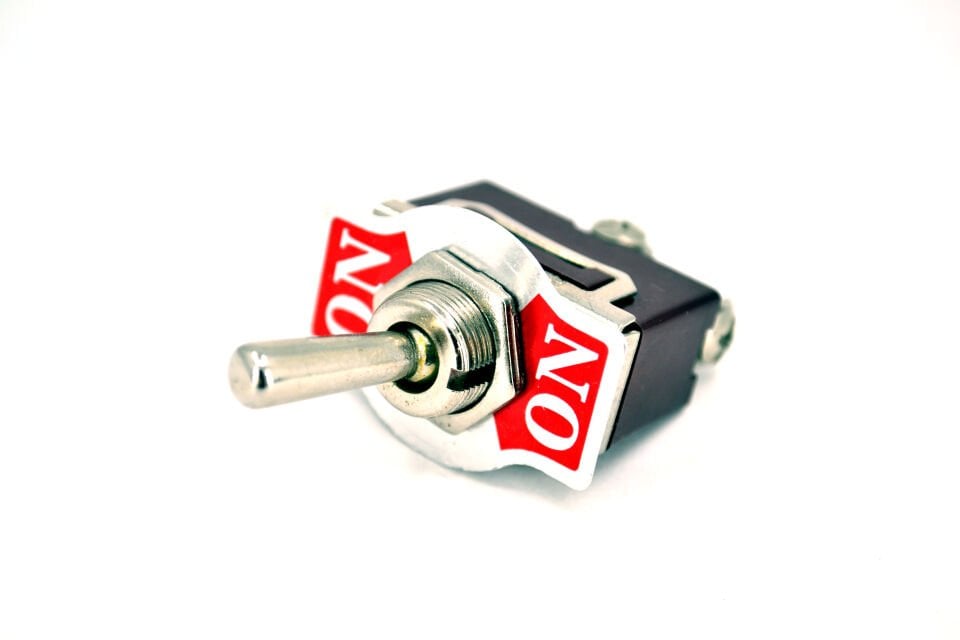 Toggle Switch 1-2 Metal Anahtar 3 Pin 12V-220V