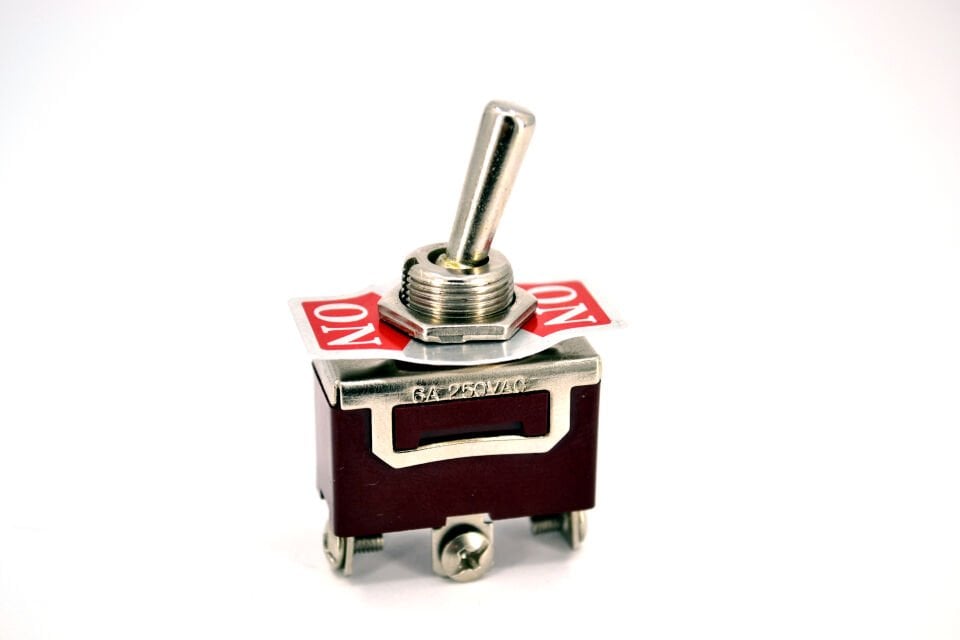 Toggle Switch 1-2 Metal Anahtar 3 Pin 12V-220V