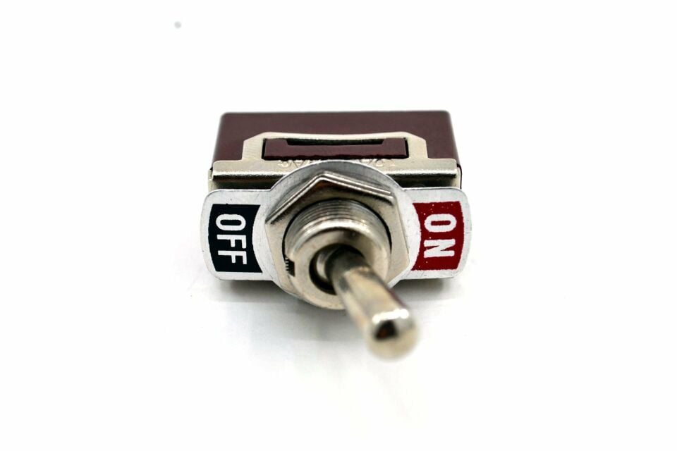 Toggle Switch 1-0 Metal Anahtar 2 Pin 12V-220V MT-ANS05