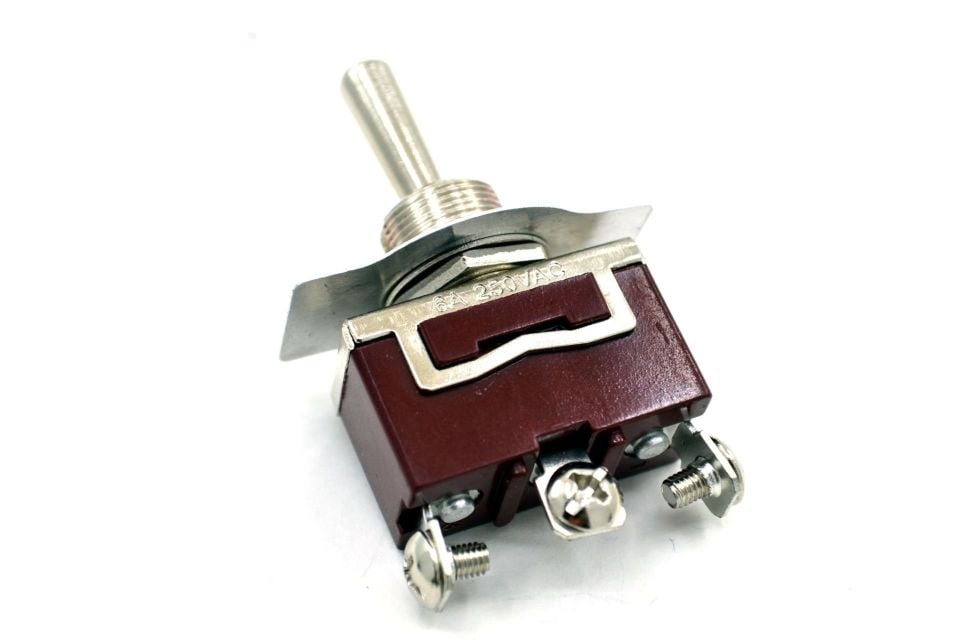 Toggle Switch 1-0-2 Metal Anahtar 3 Pin 12V-220V MT-ANS06
