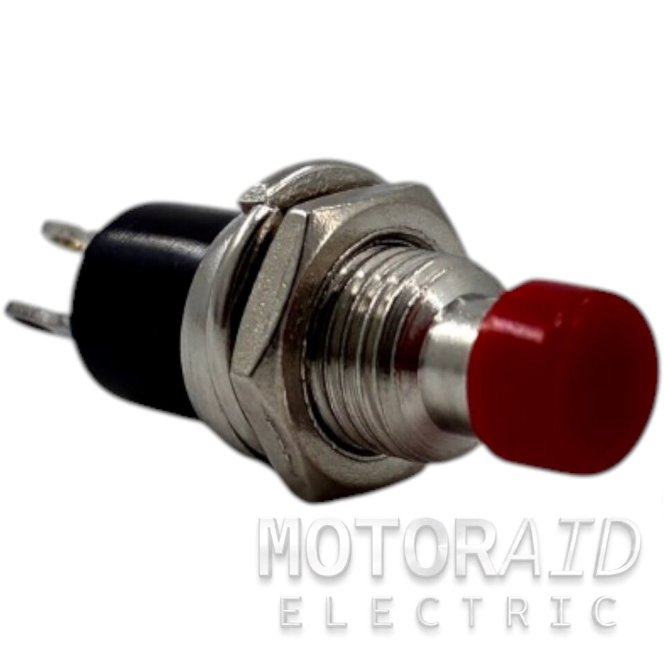 Mini Kırmızı Buton 1-0 Diyafon Alarm Reset Metal Gövde MT-ANY04