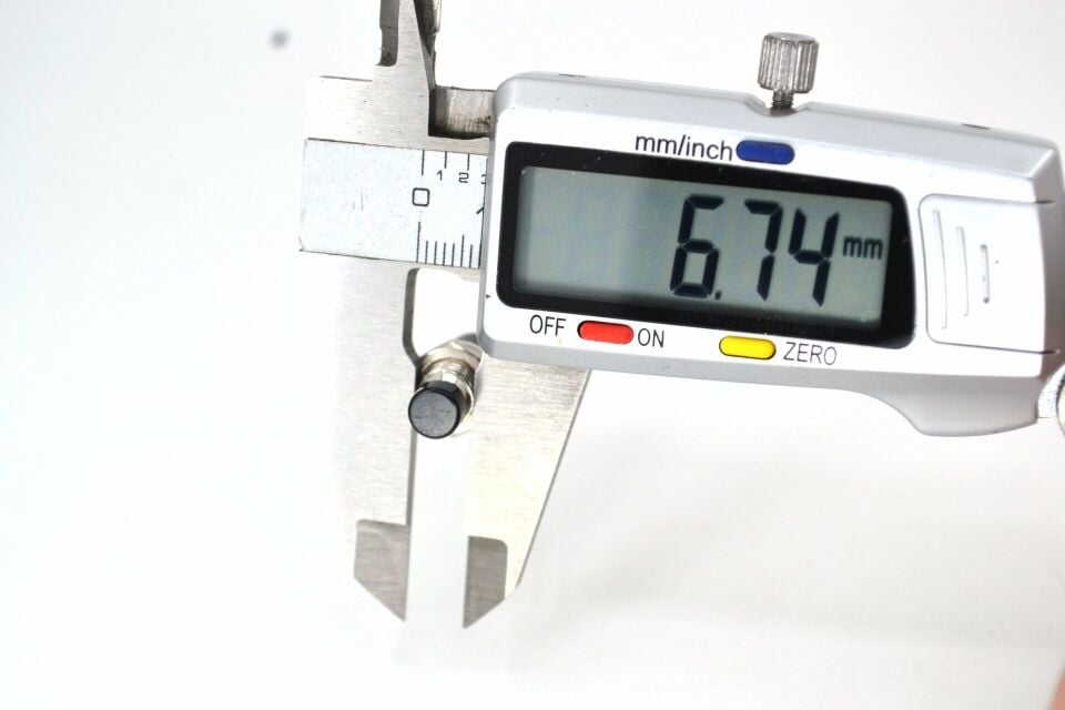 Mini Siyah Buton 1-0 Diyafon Metal Gövde MT-ANY05