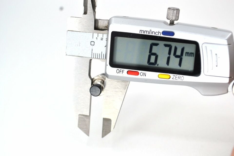 Mini Siyah Buton 1-0 Diyafon Alarm Reset Metal Gövde MT-ANY05