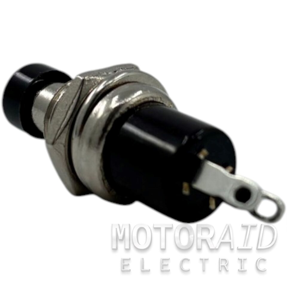 Mini Siyah Buton 1-0 Diyafon Alarm Reset Metal Gövde MT-ANY05
