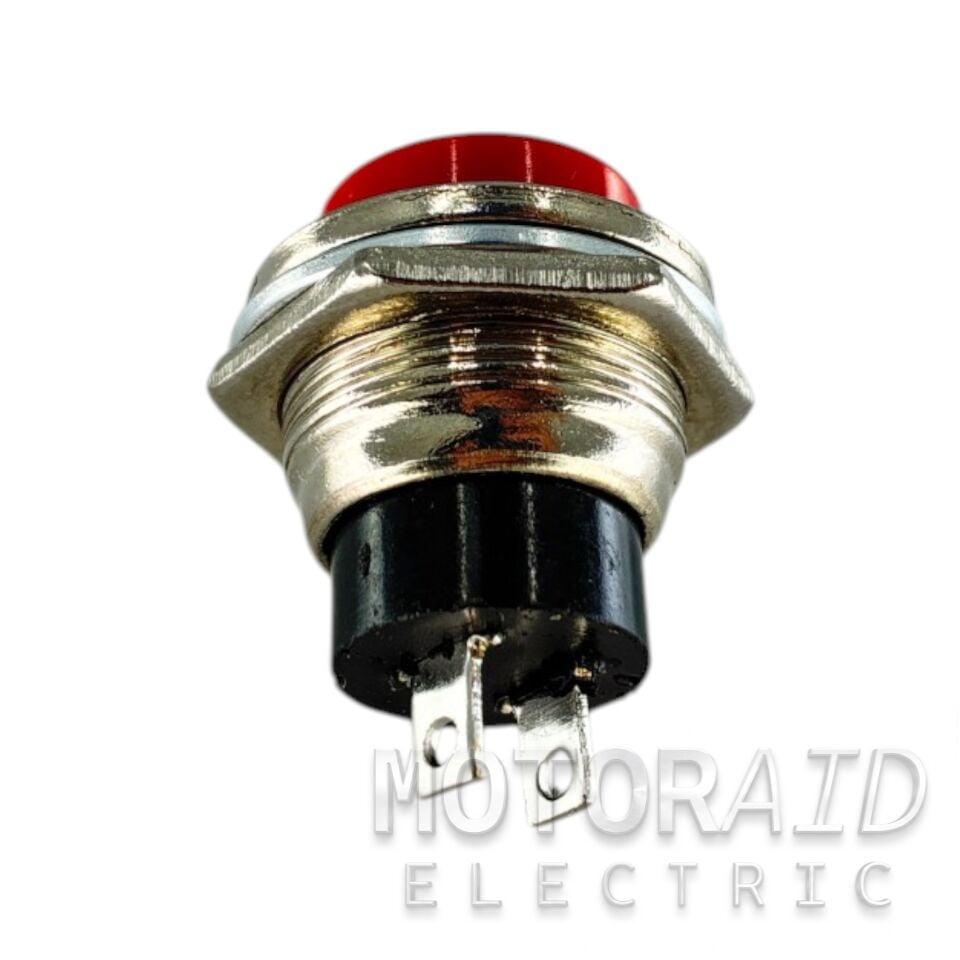 Kırmızı Buton 1-0 Metal Gövde Fiş:2,8mm