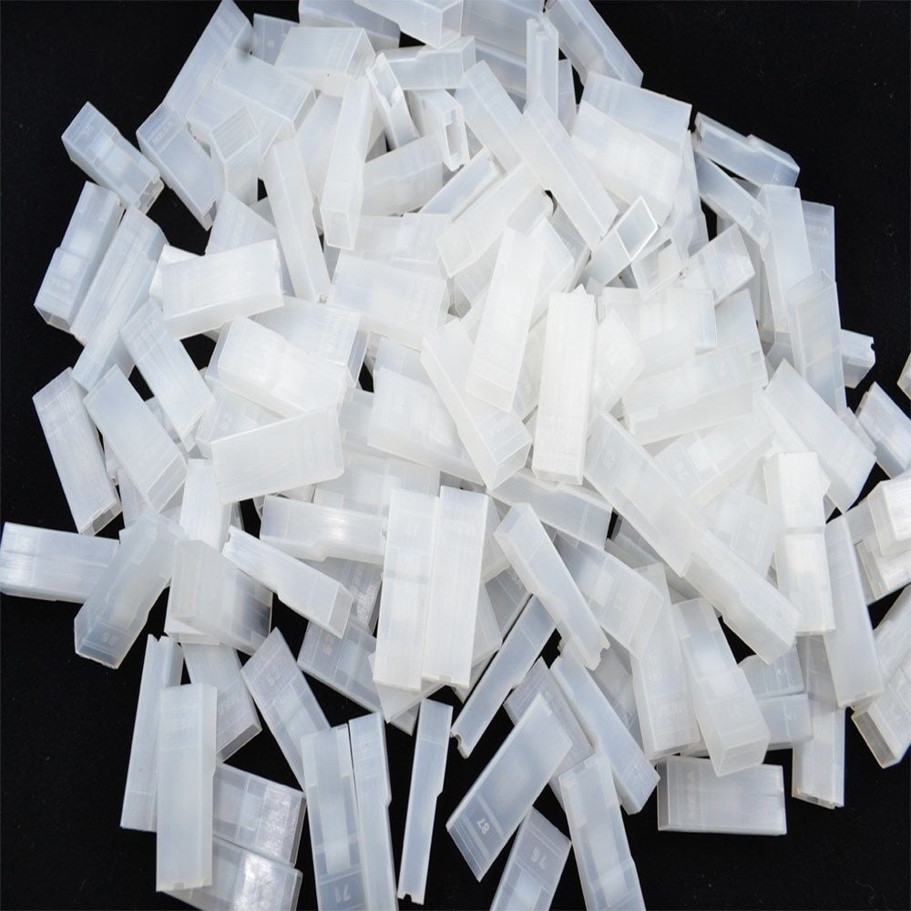 500 Adet R Tipi 6,3 Kablo Ucu Dişi Fiş Kılıfı Kilitli Tırnaklı Pa66