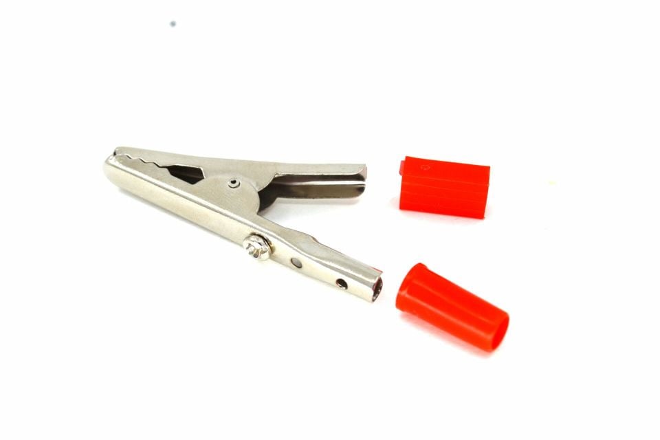 4 Adet Eko Krokodil 4mm Banana Jak Girişli 2 Kırmızı 2 Siyah MT-56