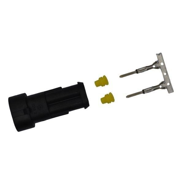 1Takım 2 Fişli Demonte Süper Seal Erkek Dişi Elektrik Bağlantı Soketi