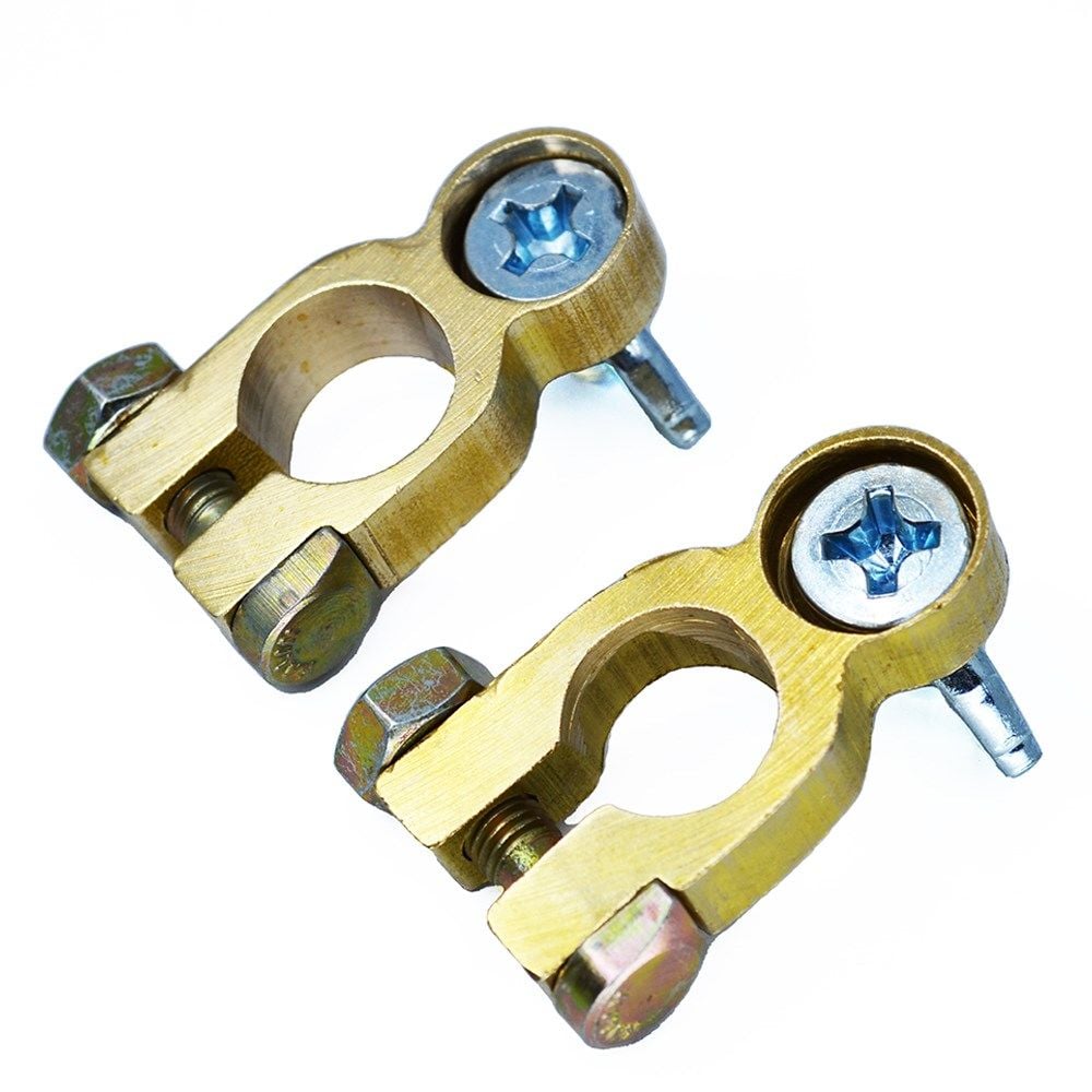 1 Takım Kelebekli Kalın Akü Kutup Başı Prinç