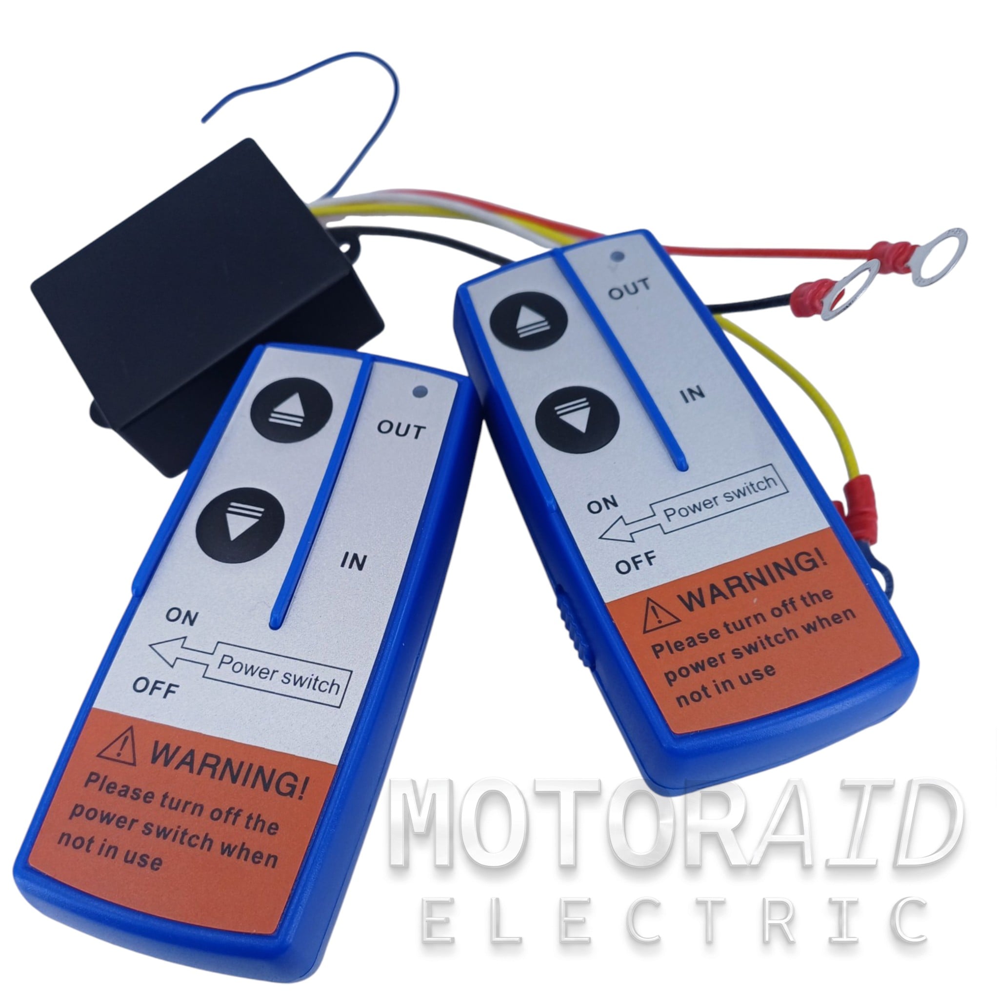 12V - 24V Çift Kumandalı Kablosuz Vinç Kontrol Modülü - Off-Road, Çekici, 4x4 Vinç Kumandası