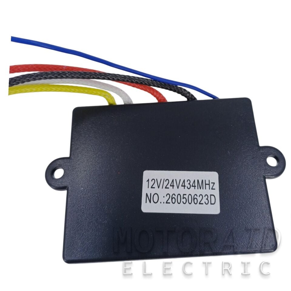 12V - 24V Çift Kumandalı Kablosuz Vinç Kontrol Modülü - Off-Road, Çekici, 4x4 Vinç Kumandası