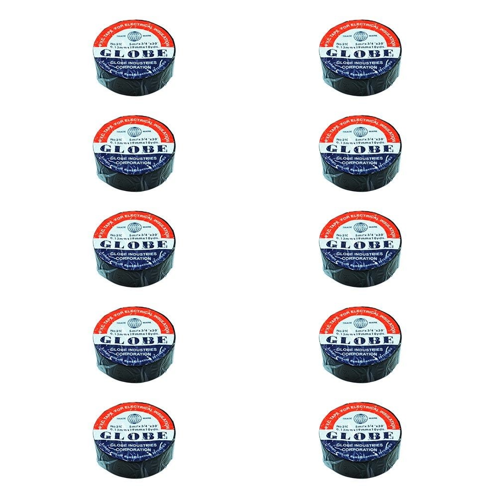 10 Adet 19mm Globe İzole Bant Elektrik Bandı