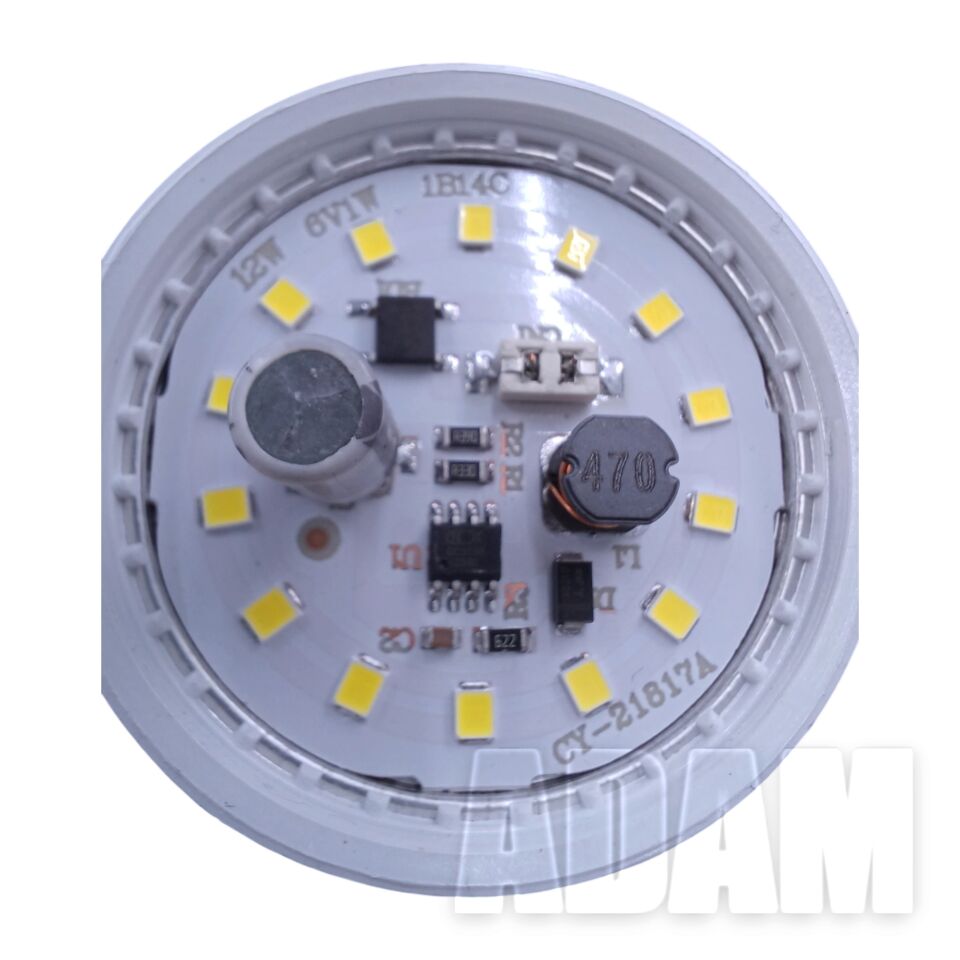 12V 24V AC/DC E27 Beyaz Işık LED Ampul 12W