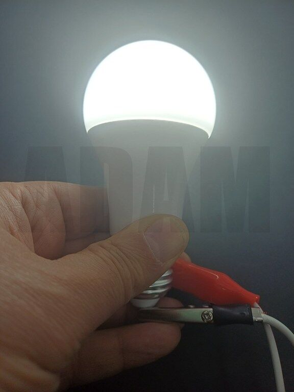 12V 24V AC/DC E27 Beyaz Işık LED Ampul 12W