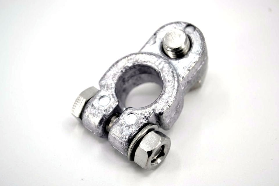 Marine Ağır Hizmet Man Tipi Kurşun Akü Kutup Başı Eksi A2-70 Krom Civata Somun