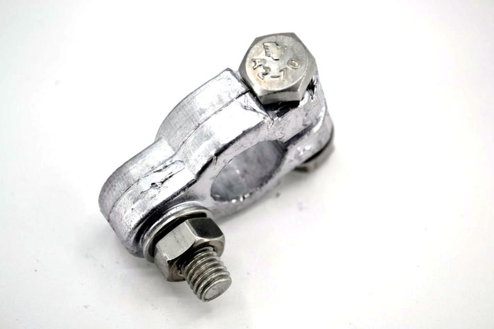 Marine Kurşun Akü Kutup Başı Artı Krom Civata Somun