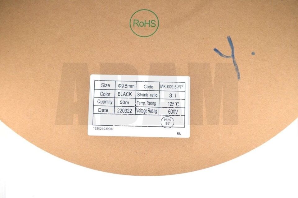 50 Metre 9,5mm Isı İle Daralan İçi Yapışkanlı Makaron Isıyla İçi Jelli 9,5/3,2