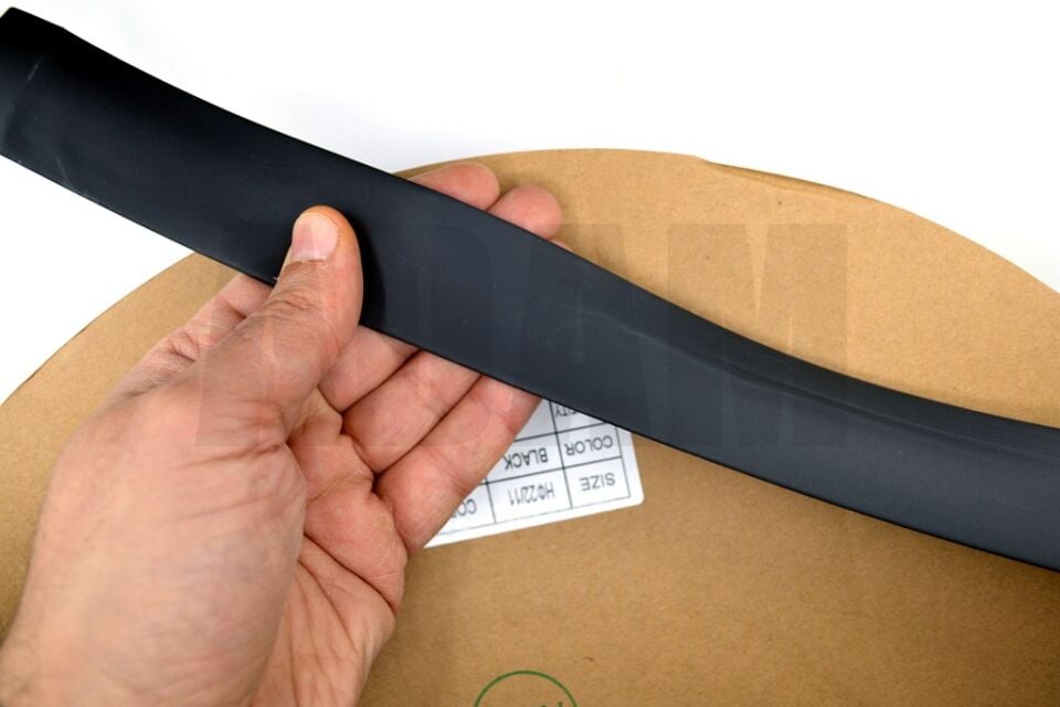 100 Metre 22mm Siyah Isı İle Daralan Makaron Isıyla MT-M22S