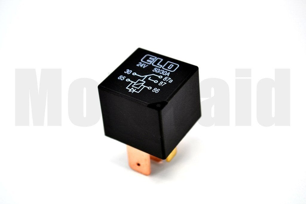 24V 50/30A Diyotlu Güç Rölesi 5 Fişli 87A NO 50A / NC 30A Changeover