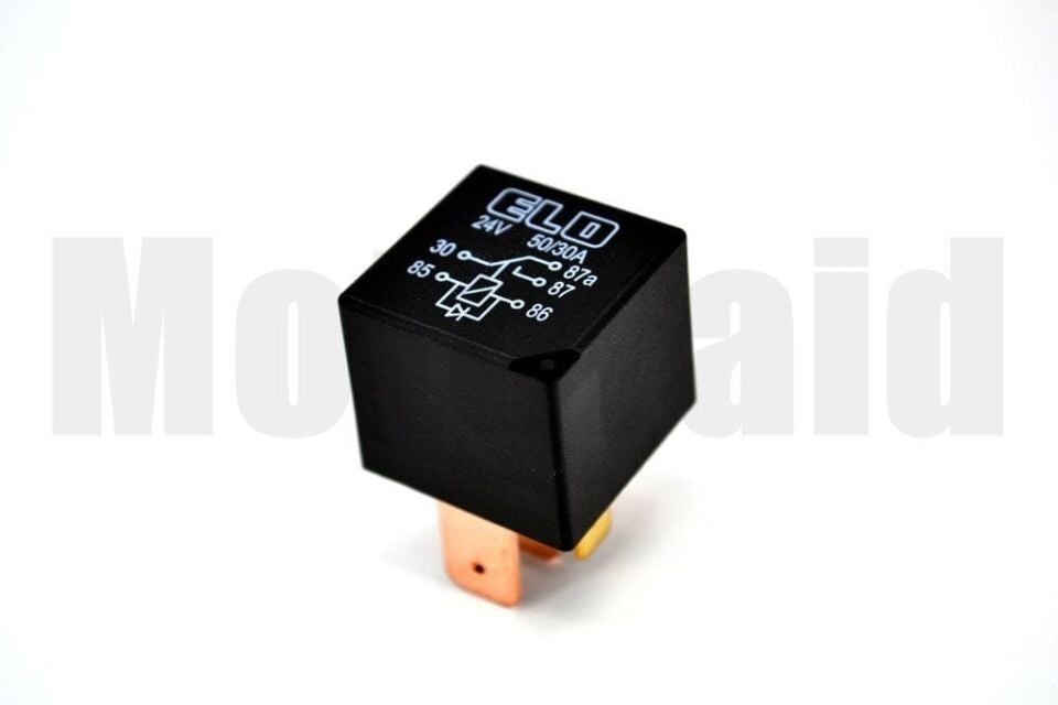 24V 50/30A Diyotlu Güç Rölesi 5 Fişli 87A NO 50A / NC 30A Changeover