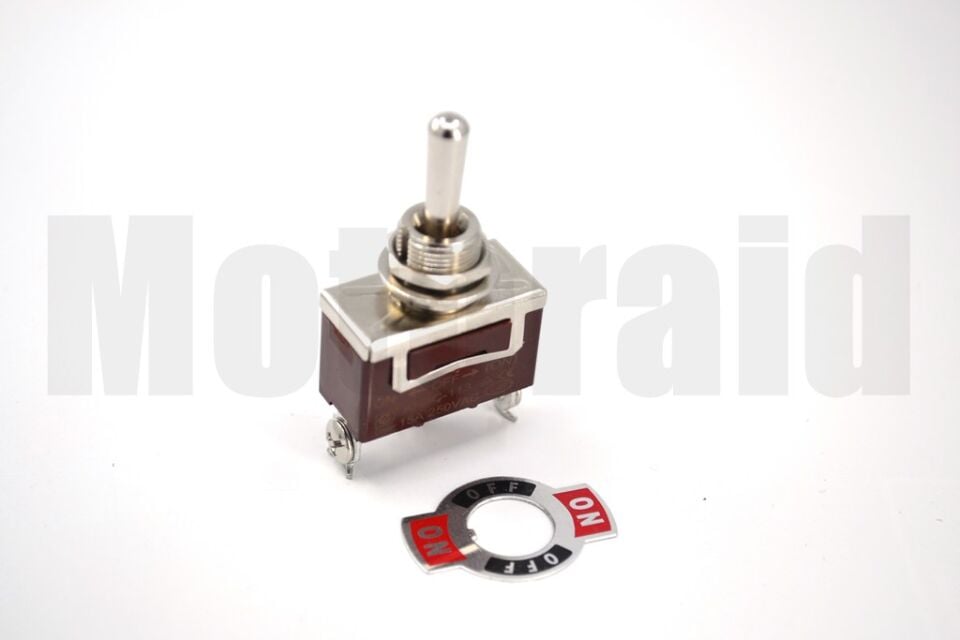 Toggle Switch 1-0-Yaylı Metal Anahtar 3 Pin 12V-220V