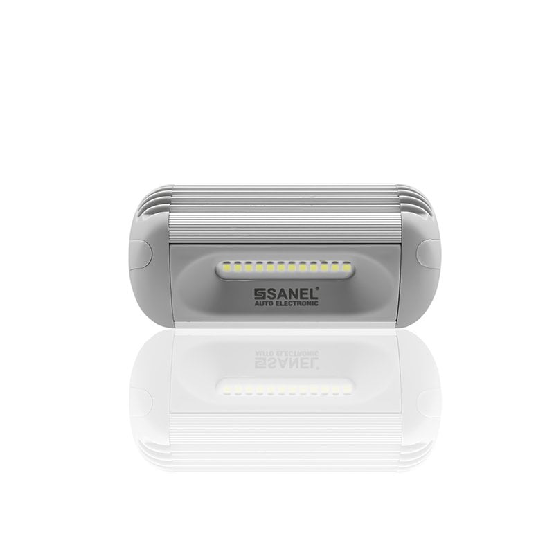 12V DC 12x0,5W LED Lamba Su Geçirmez 380lm Beyaz Işık Aluminyum Soğutuculu