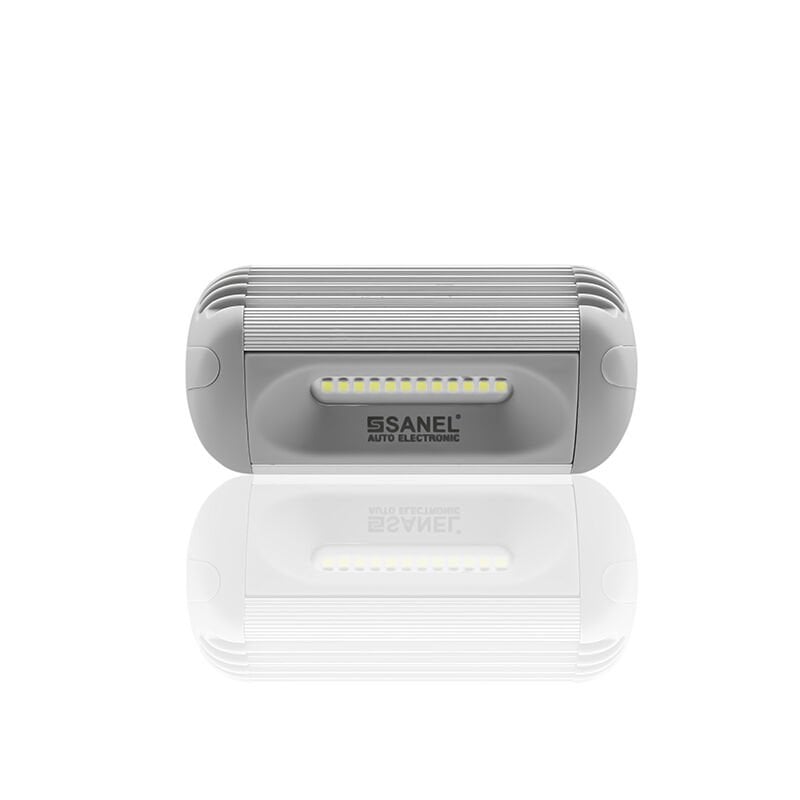 12V DC 12x0,5W LED Lamba Su Geçirmez 380lm Beyaz Işık Aluminyum Soğutuculu