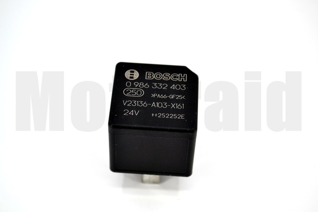 24V 20/10A Çift Platin Mini Röle 5 Fişli Diyotlu Sapsız