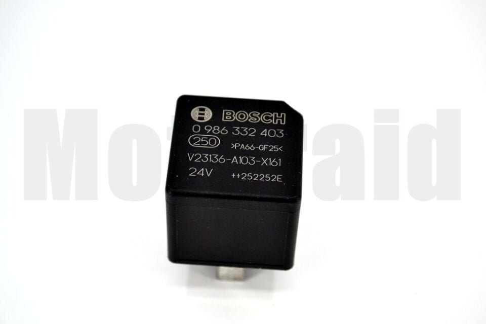 24V 20/10A Çift Platin Mini Röle 5 Fişli Diyotlu Sapsız