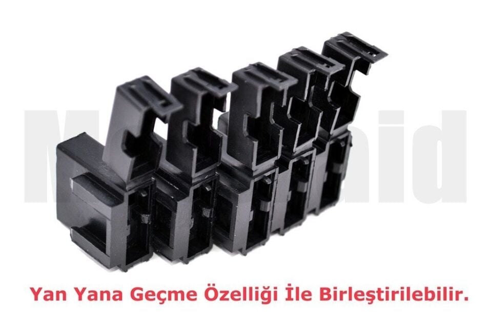 Standart Bıçak Sigorta Yuvası Kablosuz Terminalsiz Boş Plastik Soket İç Mekan